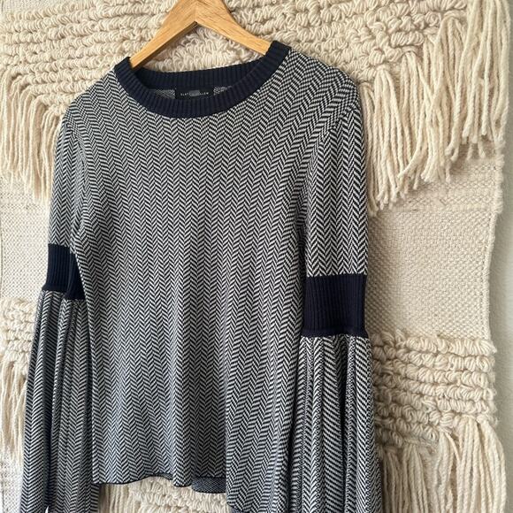 Slate & Willow Pleated Sleeve Sweater - Picture 2 of 6